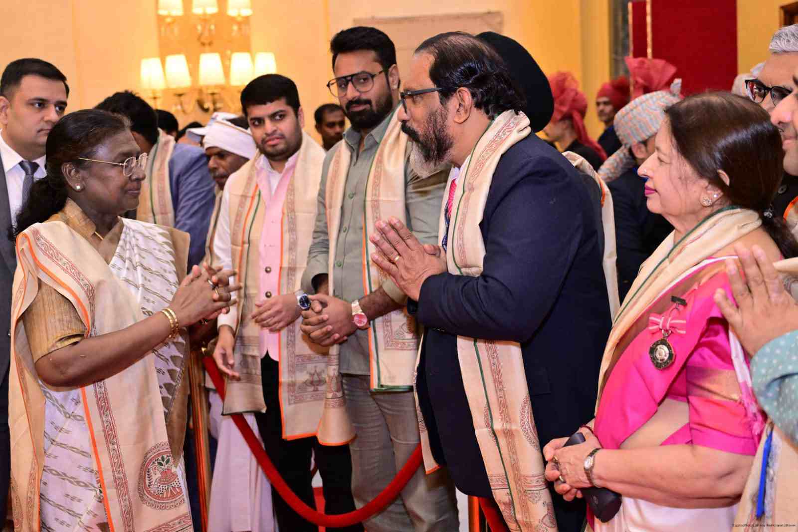 Prof. Kuruvilla Joseph at the Independence Day At Home reception, Rashtrapati Bhavan, 15 August 2025.